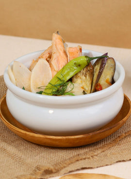 Sinigang na Salmon Belly