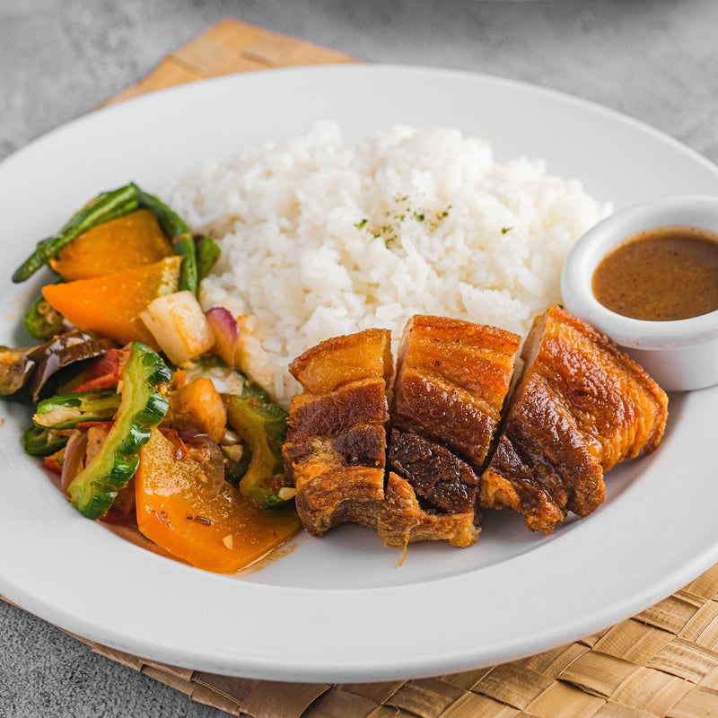 Lechon Rice Menu Lechon Kawali With Rice